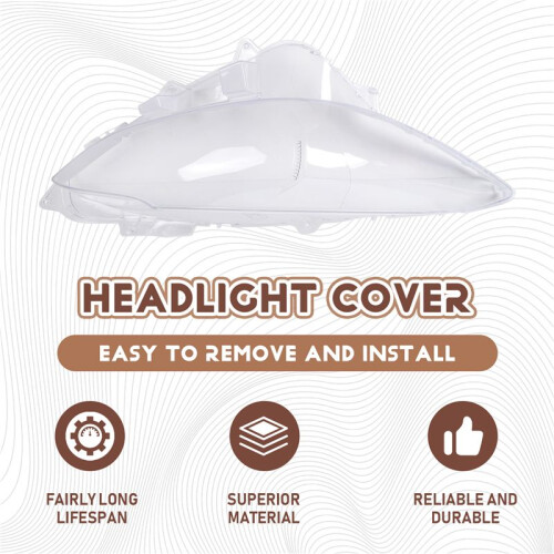 Car Headlight Lens Headlight Cover Shell Replacement for  3 Axela 2013 2014 2015, Right Side 1