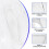Car Clear Headlight Lens Cover Replacement  Light Lamp Shell Cover For- X5 E70 2008-2013 Right 5
