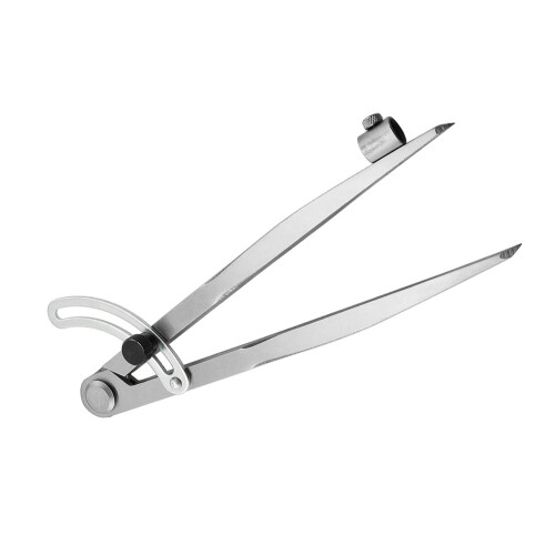 Ferramenta de Escriba Divisora De Asa de PrecisãO 200 Mm BúSsola de 8 Polegadas com Porta-LáPis para Geometria, Madeira, Metal e Couro 2