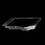 1Pair for  E63 E64 M6 2004-2010 Car Headlight Len Cover  Light Lamp Lampshade Replacement Front Light Auto Shell 3