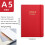2024 A5 English Schedule Planner Elastic Band Notebook Strap Book Notebook 7