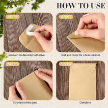 100 Stuks Zaadenveloppen 3,1X4,7 Inch, Zaadenveloppen Bruin Papier Zaadpakketten Enveloppen voor Opslag Groente
