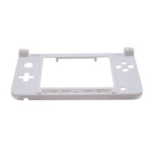 Mittelrahmen-Ersatzgehäuse-Abdeckungsgehäuse Untere Konsolenabdeckung für 3Ds XL/Ll-Spielekonsolengehäuse Weiß