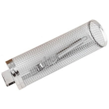 Rolling Grilling Baskets for Outdoor Barbecue Cage with Handle Grill Bbq Net Tube Stainless Steel Large Round Mesh A