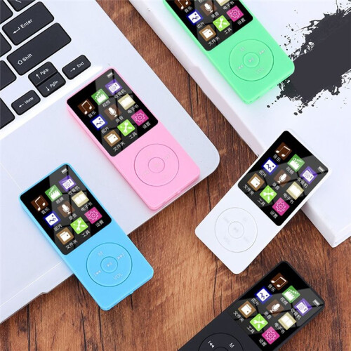 MP4 MP3  Player 160X120Px  Walkman Student Tela de 1,8 Polegadas 64G Plug Card Sports Music Player,A 2