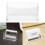 Neue freie Desktop-Visitenkartenhalter Staender Acryl Kunststoff 4