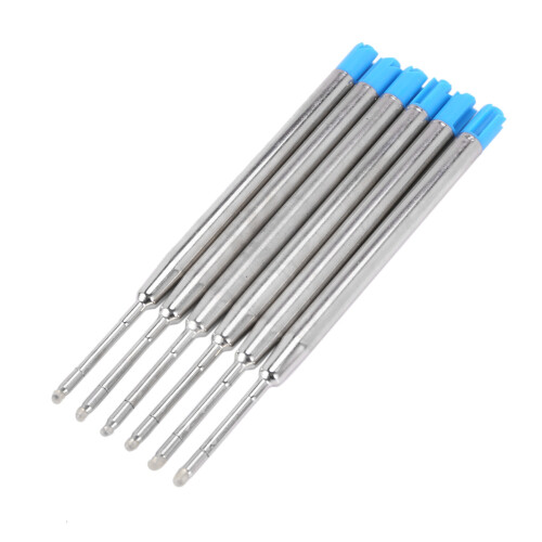 6 Balpenvullingen 10 cm Blauw Grote Vullingen
