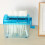 Blauwe Shredder Crusher Destroyer Papieren Documenten Snijmachine 10