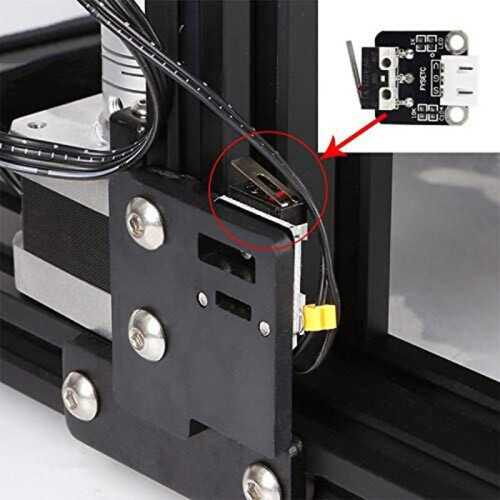 5 Piezas 3 Pines para Interruptor de LíMite de Parada Final con Cables, Interruptores de LíMite de Impresora 3D, MóDulo de Interruptor de Fin de 2