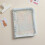 A5 Budget Binder Cover with Zipper, Glitter Stars A5 6 Ring Binder Planner, Clear PVC Refillable Notebook Shell 6