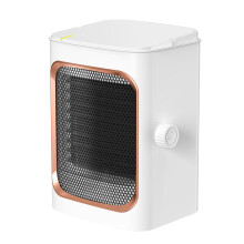 Riscaldatore Elettrico da 1000 W Ventilatore da Tavolo Portatile Stufa Ventilatore di Aria Calda Termostato Regolabile Scalda-Casa per L'Inverno Spina