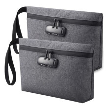 Sac à Argent Verrouillable, Sac à Argent Sécurisé, Sac à Accessoires Verrouillable pour Hommes et Femmes, pour , Dépôt Bancaire, Téléphone
