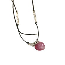 Longue chaîne amour colliers Couple amour Chockers alliage-Rose