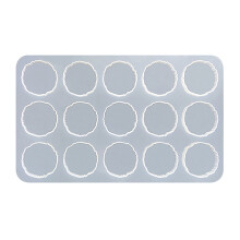Moules de dessous de verre irréguliers en résine époxy,-MD3477B