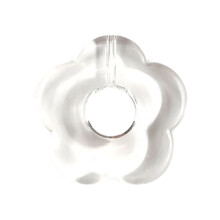 Mini Resin Flower Charm Pendants Loose Charm- Clear