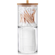 Étui résistant, bocaux d'apothicaire pour le rangement de la salle de bain, distributeur décoratif au design élégant, boîte de rangement en