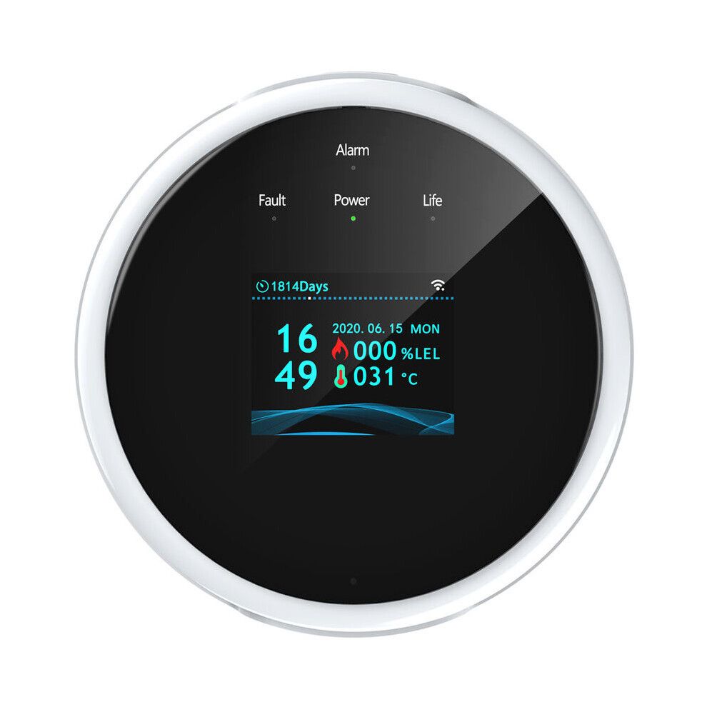 Voice-Prompt Gas Detector, Combustible Gas Detection System With 2.4Ghz Wifi Compatibility, For Seamless Safety Monitoring 9405630514667