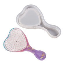 Airbags Comb Resin Molds Hairbrush Crafts Silicone Mold for-F