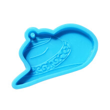 DIY Shiny Glossy Riding Cowboy Hat Keychain Charms Mould-A