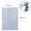 Papier d'impression auto-adhésif en vinyle holographique diamant 4