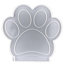 Photo Frame Decoration Silicone Mold Dog Paw Epoxy-White A