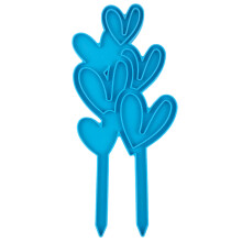 Garden Potted Plants Tag Mold Epoxy Silicone Mold-Blue D