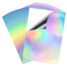 20x afdrukbaar holografisch vinyl waterdicht stickerpapier