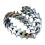 Exquisite Gothic Fish Bone Ring Punk Open Adjustable Ring for 4