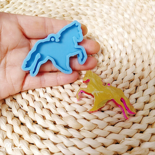 Moule en Silicone pour bricolage, porte-clés, collier,-UN 1