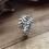 Exquisite Gothic Fish Bone Ring Punk Open Adjustable Ring for 7