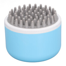 Elektrische Haustier-Massagebürste für Katzen & Hunde, Blau, 7,5 cm