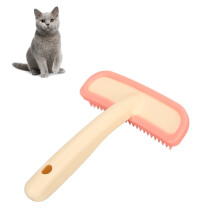 Silikon-Hund- und Katzenhaarentferner Bürste, weiche Borsten, 15 cm