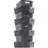 Woven Pattern Plastic Rattan Storage Baskets, Hassle-Free Stackable, For Multi-Purpose Home Supplies Storage, Pack Of 8 7