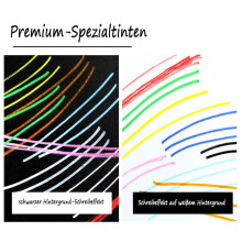 Feutres acryliques Artists' Delight, couleurs éclatantes, pointe extra-fine pour une créativité détaillée, marquent sur tous types de supports,