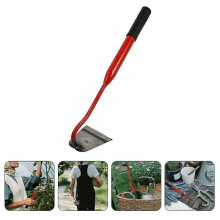 Tragbare Gartenhacke aus Stahl, Unkrautbekämpfungswerkzeug für Gartenliebhaber, aus hochhartem Material und mit Hohlprofil für verbesserte Leistung