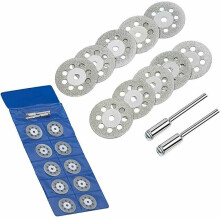 Multifunctionele snijschijven, 22 mm ultradun ontwerp voor nauwkeurige sleuven en latten, diamantgecoat voor harde materialen, inclusief