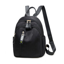 Mini zaino da donna, elegante, impermeabile, in tessuto di nylon ad alta densità, design leggero, tracolla regolabile, tasche multiple incluse