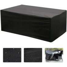 Housse d'extérieur de qualité supérieure, résistante et durable, en tissu Oxford imperméable, matériau MAPSA robuste pour mobilier de patio,