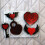 Angel Devil Wing Keychain Silicone Mold with Hole Keyring 6