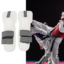Taekwondo Arm Protectors EVA Foam PU Matte 1 Pair, Flexible, M