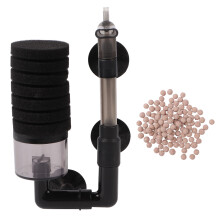 Mini filtru de burete pentru acvariu, pentru biofiltrare și curățare mecanică, performanță silențioasă, detașabil, bureți fini, oxigenare,