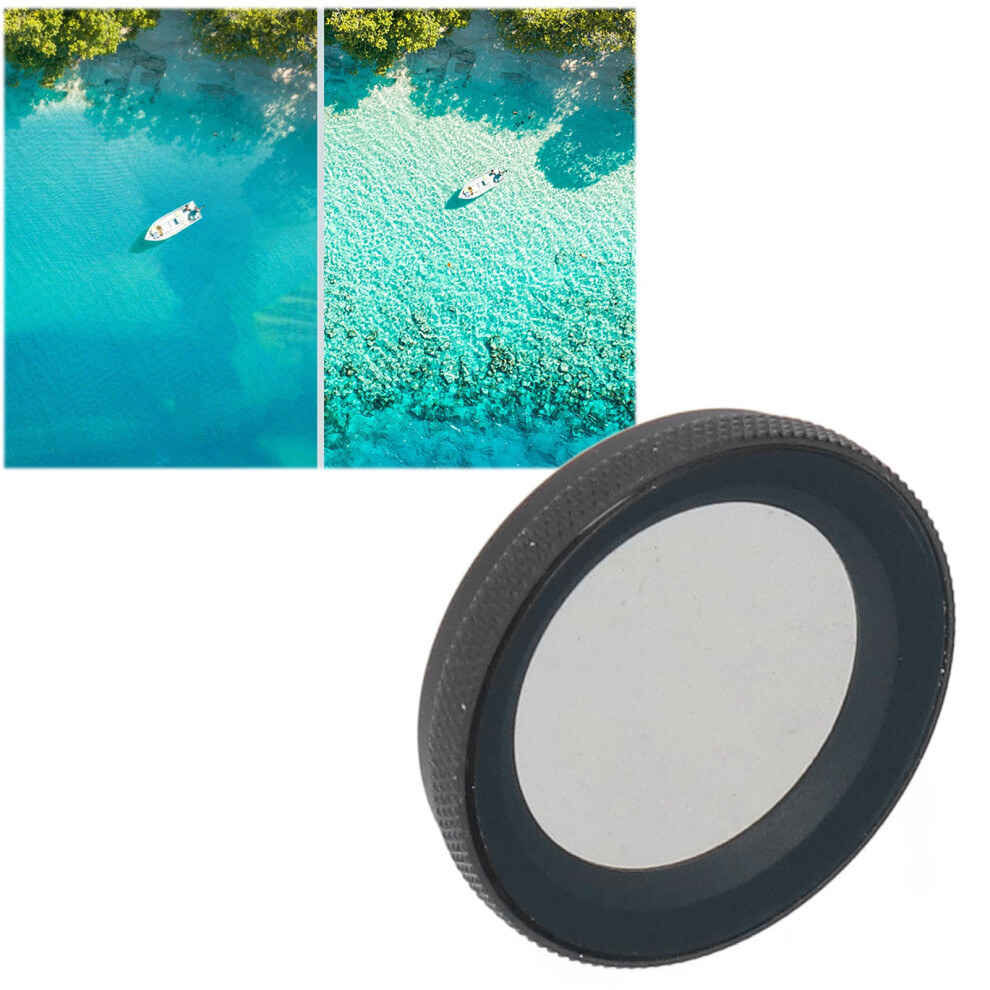 Waterproof Oil-Resistant Cpl Camera Filter For Insta360 Go 3, Aluminum Alloy 9461369588379