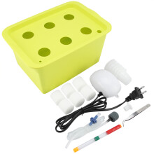 Revolutionary DWC Hydroponics System, Air Pump Hydroponics Ensuring Healthy Roots for Thriving Indoor Gardens, Multi-Plant Hydroponic Kit for Easy Cul