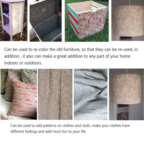 Creative Wall Art Partner: Embossed Paint Roller Sleeve, Serenity Damask Pattern, Decorative Rubber Brush, Patterned Paint Roller For Water-based 1