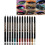 Σύνολο Glamorous Cosmetics με 12 μολύβια eyeliner σε λαμπερά και ματ φινιρίσματα, η εγγύηση 100% 1