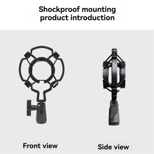 Microphone Arm Stand Table Top Universal Cantilever Microphone Stand Microphone Shock Clamp Stand for Microphone 2