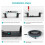 Ethernet Cable Yachts RV Easy Installation Ethernet Adapter Bracket Cable Management Cable Organizer Wall Cable Support 4