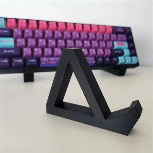 Keyboard Display Stand 3D Printing for Computer Mechanical Keyboard Holder Layer Rack Tray Accessories Black 2