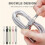 Data Cable Organizer, Upgrade Silicone Cable Ties Reusable Cable Management Organizer, Elastic Cord Organizer 8