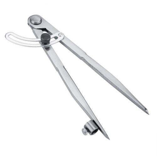 200mm Drawing Wing Leather DIY Adjustable Creaser Wing Divider,Rotating  Tool Leathercraft Compasse 1